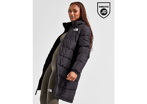 The North Face Long Padded Jacket Black