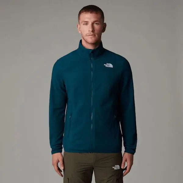 The North Face Men's 100 Glacier Full-zip Fleece Midnight Petrol