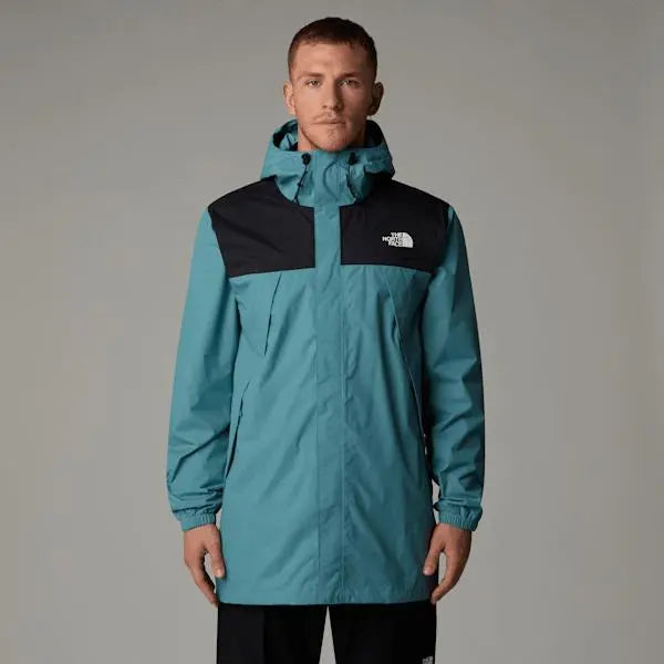 The North Face Men's Antora Parka Algae Blue-tnf Black