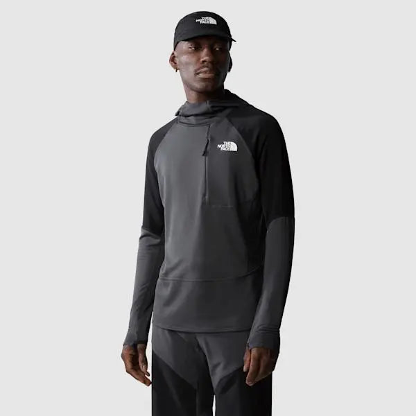 The North Face Men’s Bolt Polartec® Power Grid™ Pull-on Jacket Asphalt Grey-tnf Black