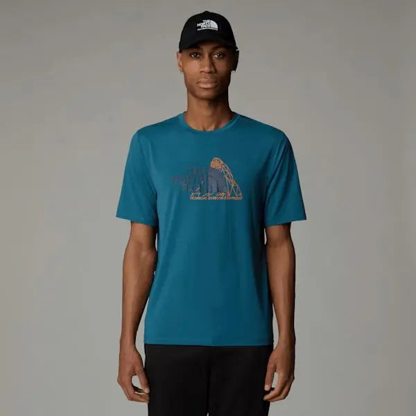 The North Face Men's Foundation Mountain T-shirt Mallard Blue