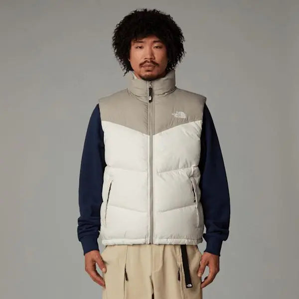 The North Face Men's Saikuru Gilet White Dune-clay Grey