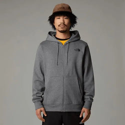 The North Face Men's Simple Dome Full-zip Hoodie Tnf Medium Grey Heather