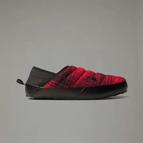 The North Face Men’s Thermoball™ V Traction Novelty Mules Tnf Red Yarn Dye Plaid-tnf Black