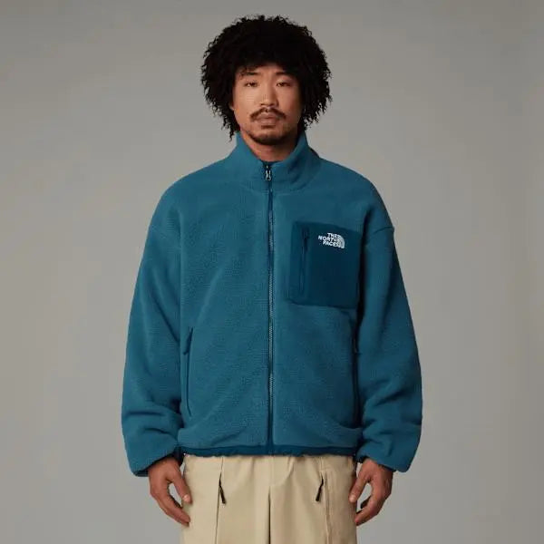 The North Face Men's Yumiori Reversible Fleece Jacket Midnight Petrol-mallard Blue