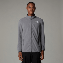 The North Face Men's 100 Glacier Full-zip Fleece Tnf Medium Grey Heather-npf