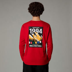 The North Face Men's Anniversary Long-sleeve T-shirt Tnf Red