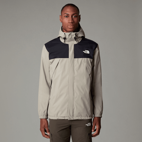 The North Face Men's Antora Jacket Clay Grey-tnf Black