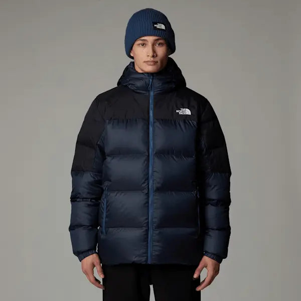 The North Face Men's Diablo Down 2.0 Hooded Jacket Shady Blue Black Heather-tnf Black