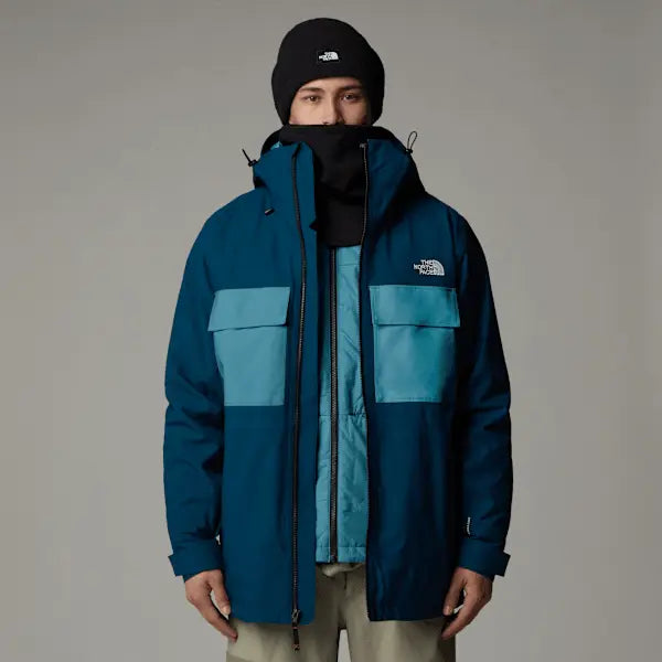 The North Face Men's Fourbarrel Triclimate 3-in-1 Jacket Midnight Petrol-algae Blue