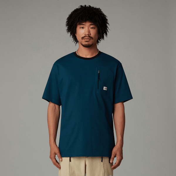 The North Face Men's Heritage Pocket T-shirt Midnight Petrol