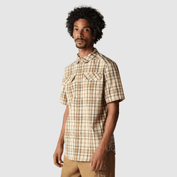 The North Face Men’s Pine Knot Shirt Khaki Stone Plaid