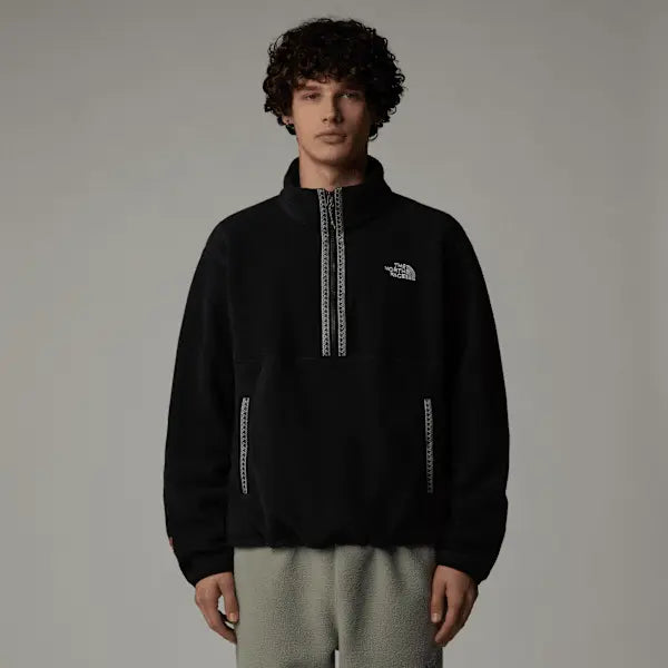 The North Face Men's Tnf Fleeski 1/4 Zip Pullover Fleece Tnf Black