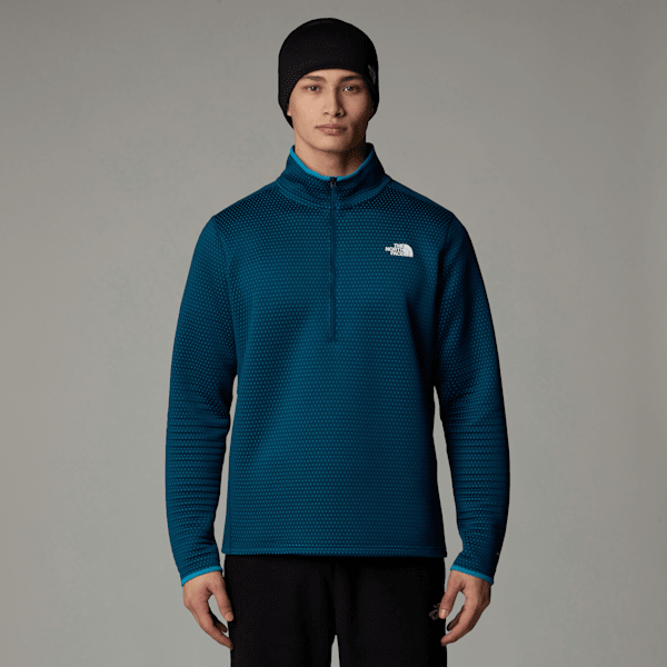 The North Face Men's Vertical Thermal 1/4 Zip Fleece Midnight Petrol