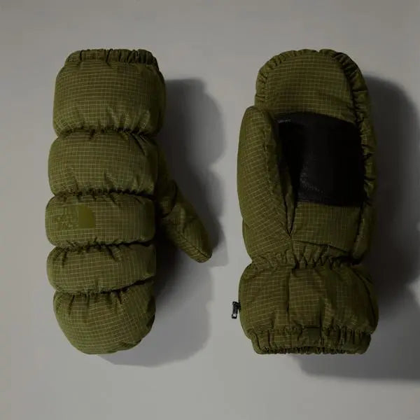 The North Face Montana Puffer Mittens Forest Olive Iridescent Ripstop