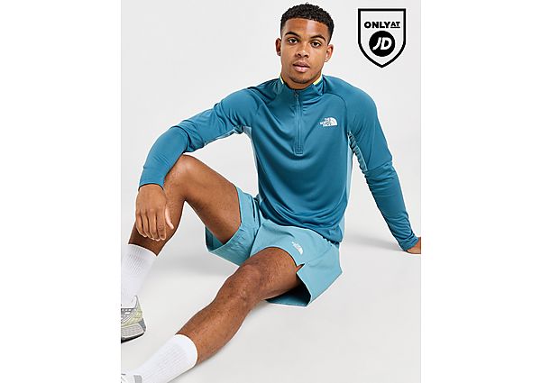 The North Face Performance 1 4 Zip Top Blue