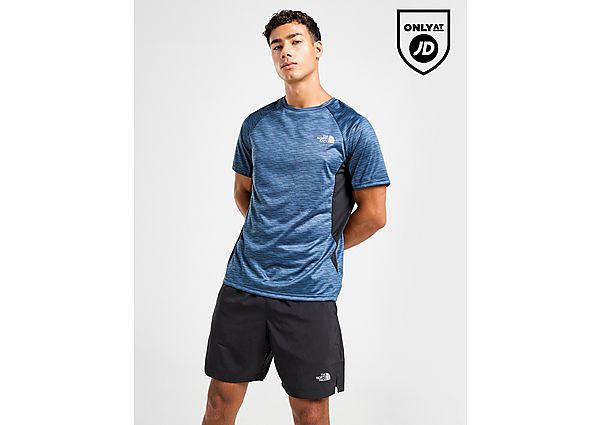 The North Face Performance All Over Print T-Shirt Blue