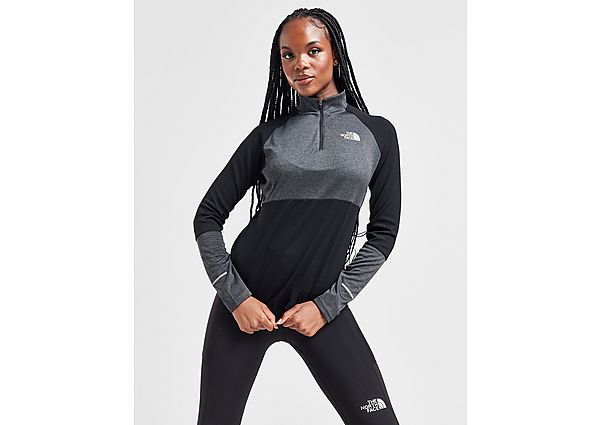 The North Face Run 1 4 Zip Top Black