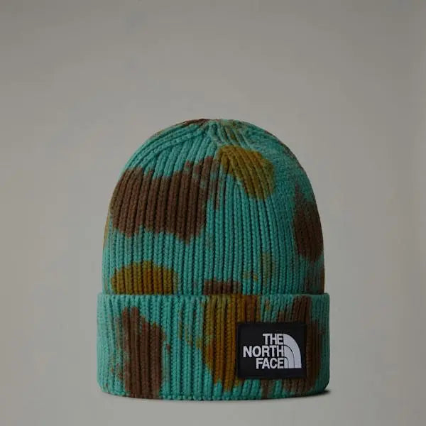 The North Face Tie Dye Logo Box Beanie Oxidized Bronze-apricot Glaze-smokey Brown One