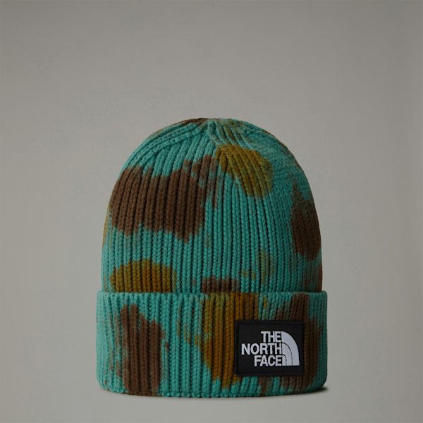 The North Face Tie Dye Logo Box Beanie Oxidized Bronze-apricot Glaze-smokey Brown One