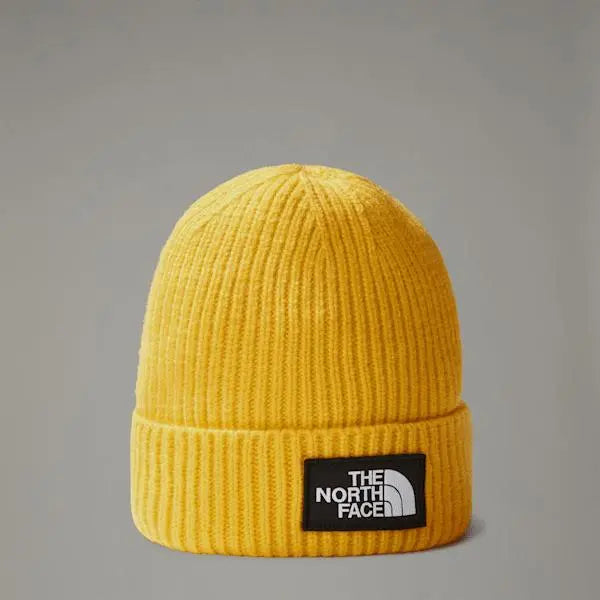 The North Face Tnf Logo Box Cuffed Beanie Summit Gold One