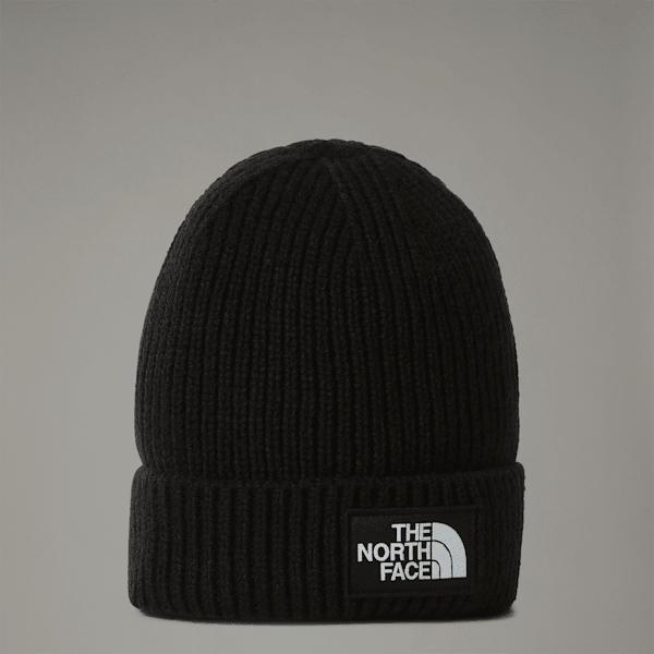 The North Face Tnf Logo Box Cuffed Beanie Tnf Black One Size male | LYBSTORE