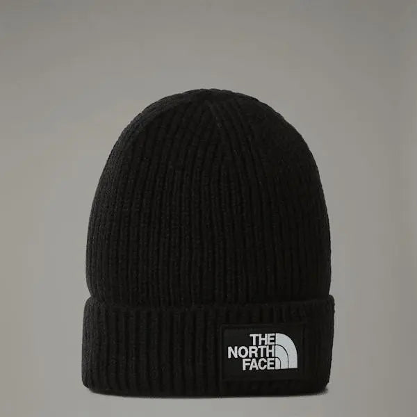 The North Face Tnf Logo Box Cuffed Beanie Tnf Black One