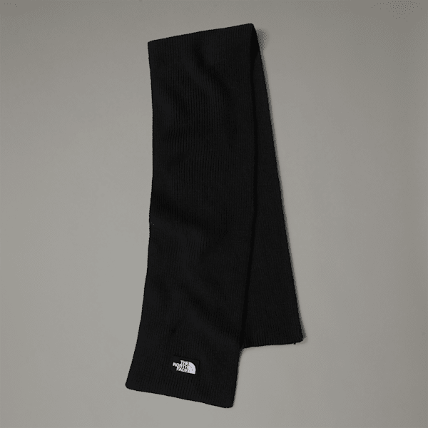 The North Face Tnf Logo Box Scarf Tnf Black One