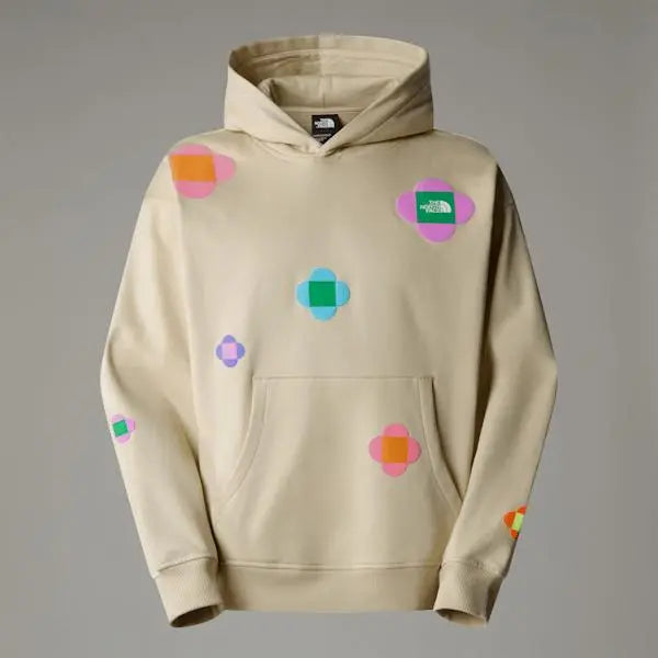 The North Face Unisex Tnf X Yinka Ilori Let's Blossom Together Hoodie Gravel