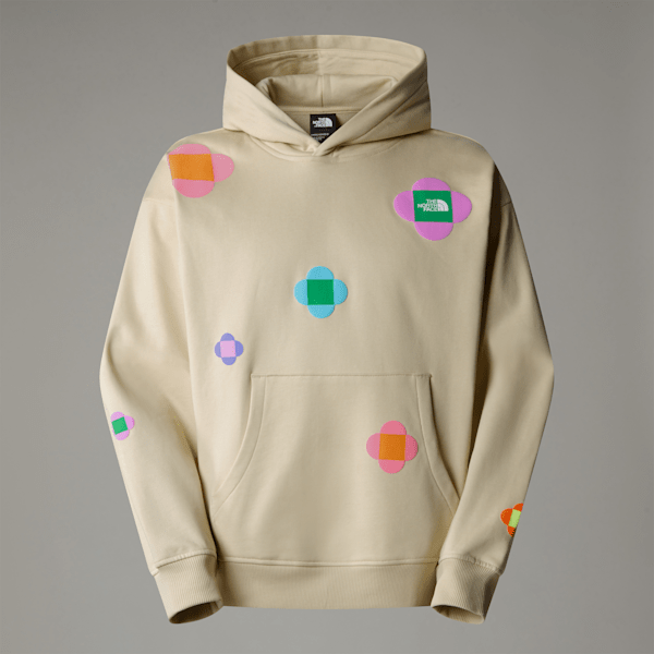 The North Face Unisex Tnf X Yinka Ilori Let's Blossom Together Hoodie Gravel