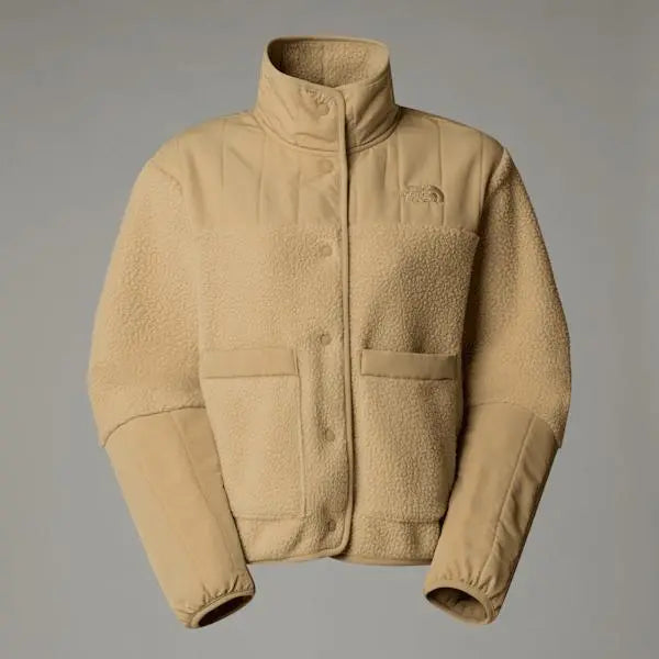 The North Face Women's Cragmont Fleece Jacket Khaki Stone