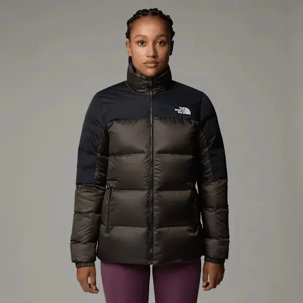 The North Face Women's Diablo Down 2.0 Jacket Smokey Brown Black Heather-tnf Black