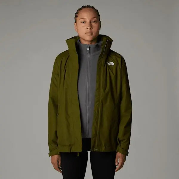 The North Face Women's Evolve Ii Triclimate® Jacket Forest Olive-smoked Pearl