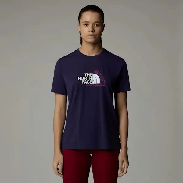 The North Face Women's Foundation Mountain T-shirt Eternal Purple