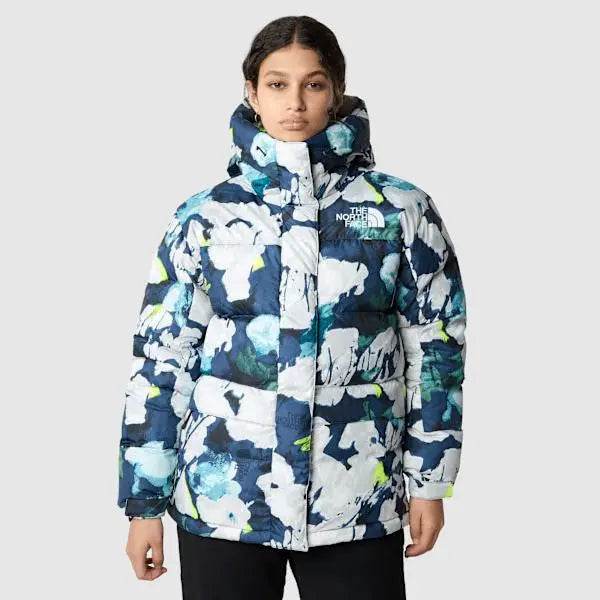 The North Face Women’s Himalayan Down Parka Summit Navy Abstract Floral Print