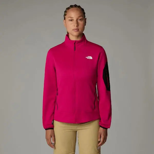 The North Face Women’s Mistyescape Fleece Jacket Pink Primrose-tnf White