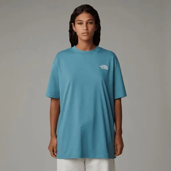 The North Face Women’s Oversized Simple Dome T-shirt Algae Blue