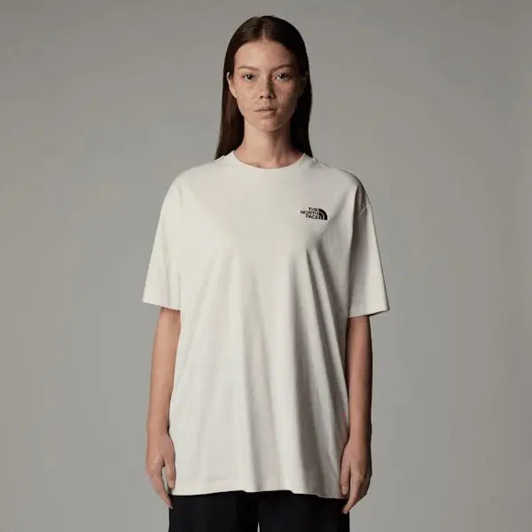 The North Face Women’s Oversized Simple Dome T-shirt White Dune