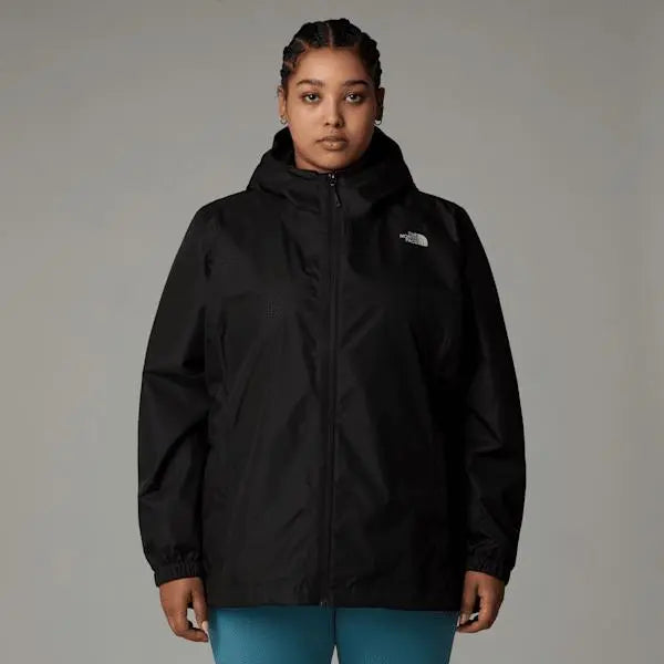 The North Face Women’s Plus Jacket Tnf Black-foil Grey