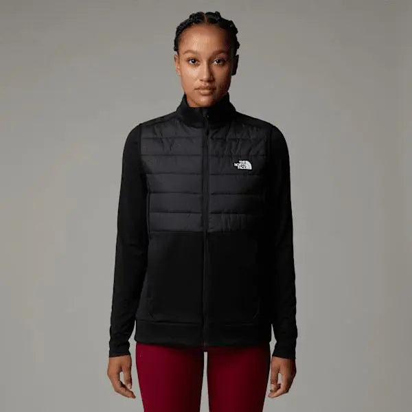 The North Face Women's Reaxion Hybrid Gilet Tnf Black-asphalt Grey