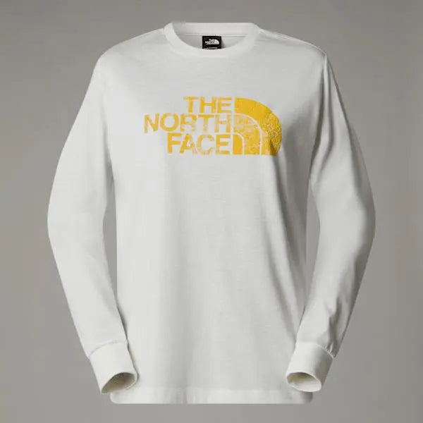 The North Face Women's Seasonal Logo Long-sleeve T-shirt White Dune