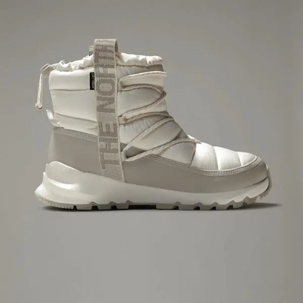 The North Face Women’s Thermoball™ Waterproof Lace-up Winter Boots Gardenia White-silver Grey