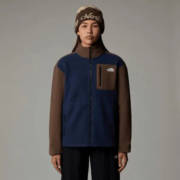 The North Face Women’s Yumiori Full-zip Fleece Jacket Summit Navy-smokey Brown-tnf Black