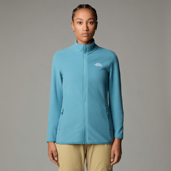 The North Face Women's 100 Glacier Full-zip Fleece Algae Blue