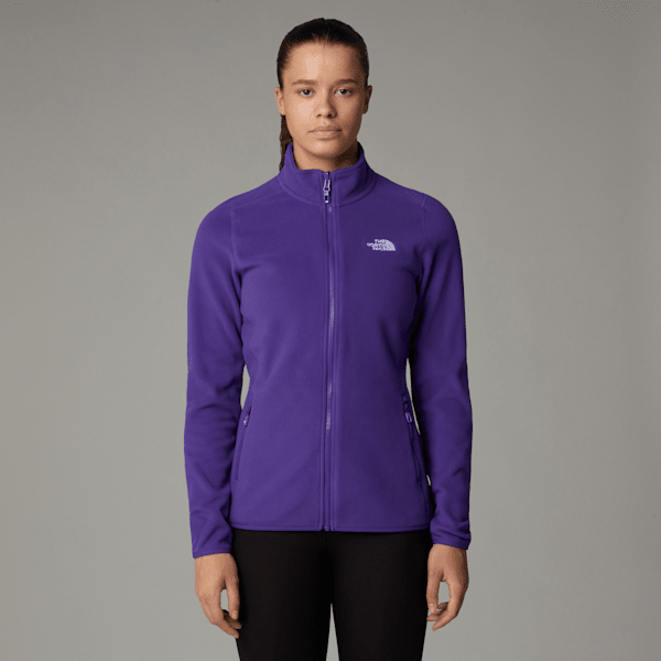 The North Face Women's 100 Glacier Full-zip Fleece Peak Purple