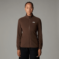 The North Face Women's 100 Glacier Full-zip Fleece Smokey Brown