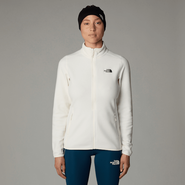 The North Face Women's 100 Glacier Full-zip Fleece White Dune-npf