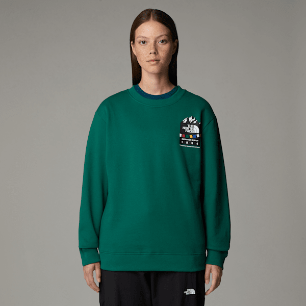 The North Face Women's Anniversary Sweatshirt Evergreen