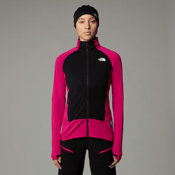 The North Face Women’s Bolt Polartec® Power Grid™ Jacket Pink Primrose-tnf White