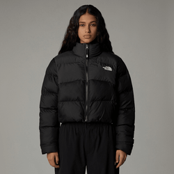 The North Face Women's Cropped Saikuru Jacket Tnf Black-asphalt Grey